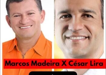 CÉSAR LIRA VENCE MARCOS MADEIRA NA ENQUETE DO CORREIO DA RUA