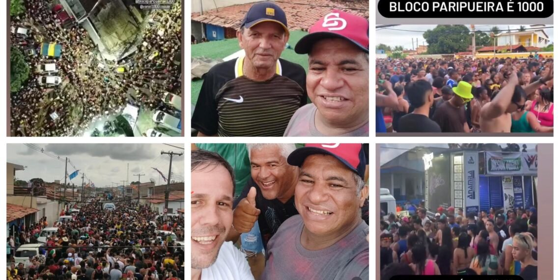 PARIPUEIRA É 1000  ARRASTA MULTIDÃO PELAS RUAS DA CIDADE