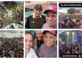  PARIPUEIRA É 1000  ARRASTA MULTIDÃO PELAS RUAS DA CIDADE