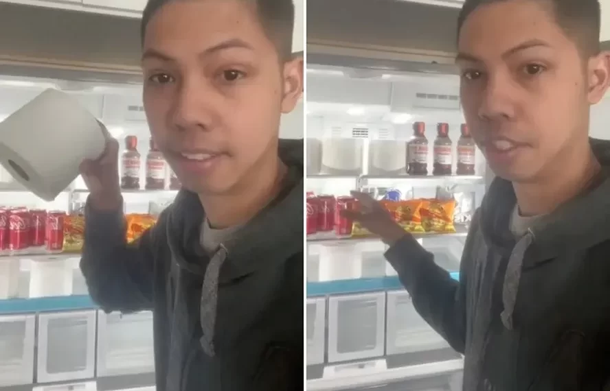 TENDÊNCIA DE COLOCAR ROLO DE PAPEL HIGIÊNICO DENTRO DA GELADEIRA    CRESCE NA WEB